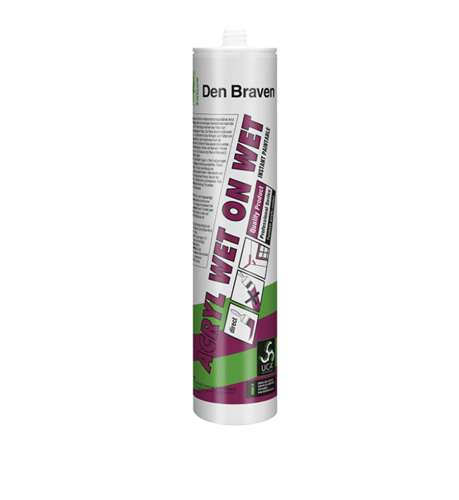 Den Braven Zwaluw Acrylaatkit Wet On Wet 310ml (Kokers) - Glasmaterialen